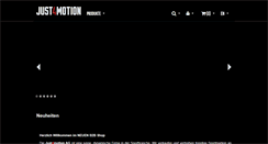 Desktop Screenshot of just4motion.ch