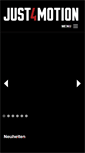 Mobile Screenshot of just4motion.ch