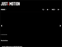 Tablet Screenshot of just4motion.ch